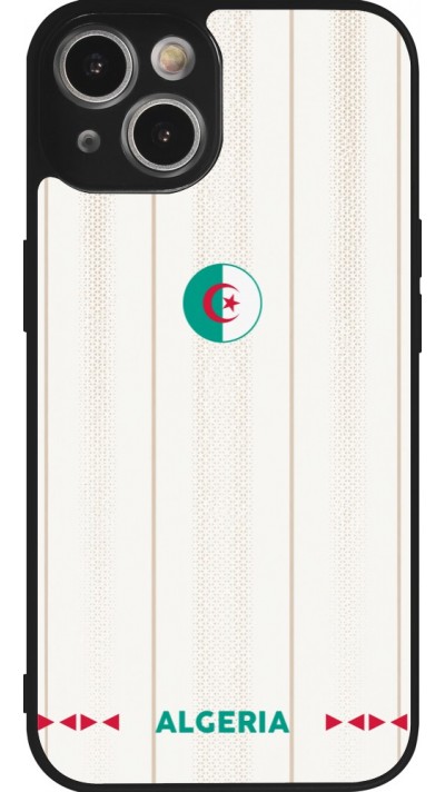 iPhone 14 Case Hülle - Silikon schwarz Algerien 2026 personalisierbares Fussballtrikot