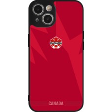 iPhone 14 Case Hülle - Silikon schwarz Kanada 2026 personalisierbares Fussballtrikot