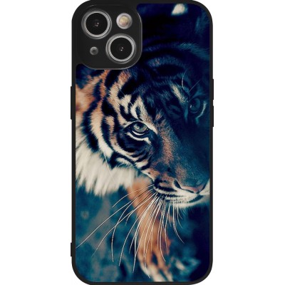 iPhone 14 Case Hülle - Silikon schwarz Incredible Lion