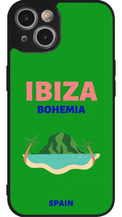 iPhone 14 Case Hülle - Silikon schwarz Pop Summer Destination Ibiza