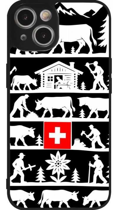 iPhone 14 Case Hülle - Silikon schwarz Poya Schweiz 1 schwarz