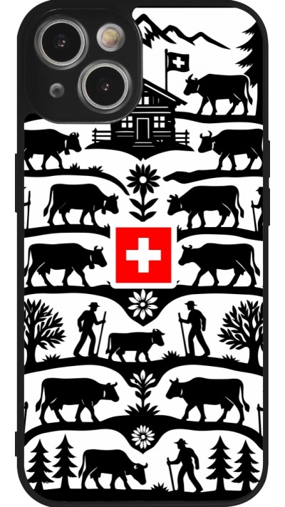 iPhone 14 Case Hülle - Silikon schwarz Poya Schweiz 3