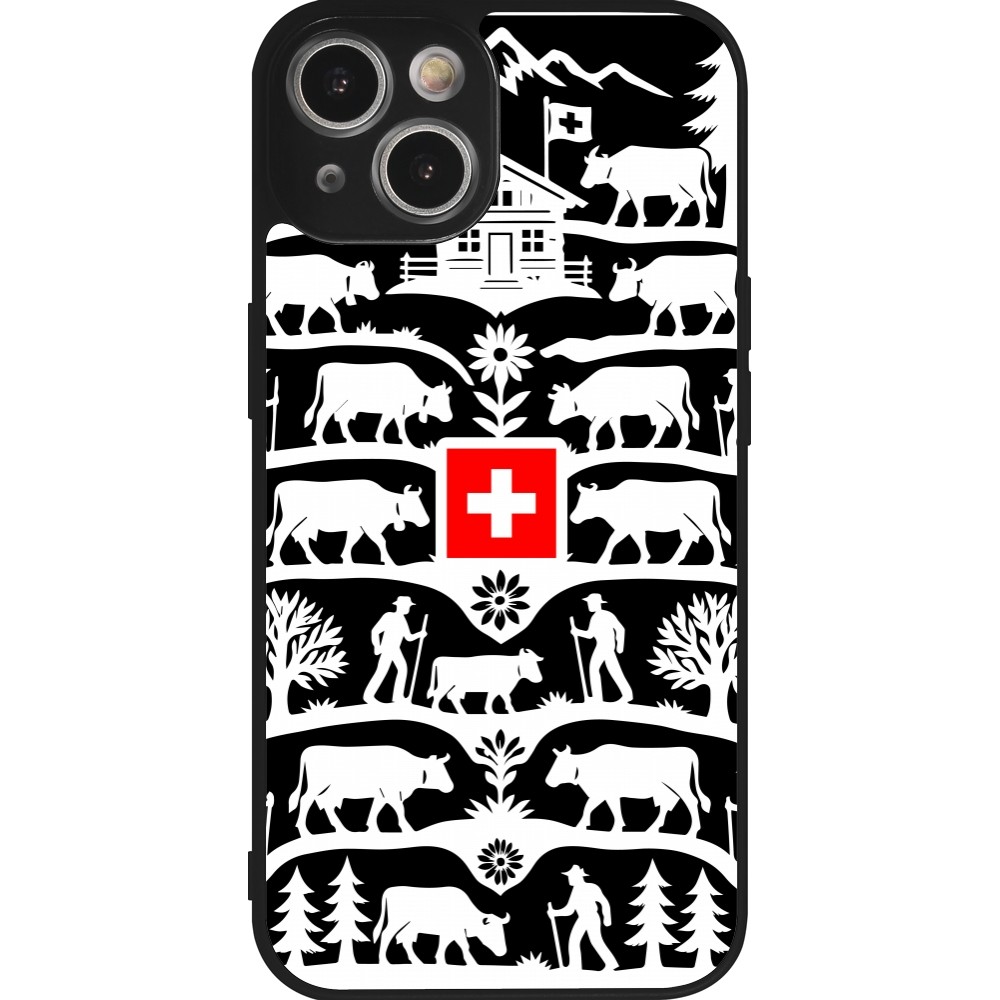 iPhone 14 Case Hülle - Silikon schwarz Poya Schweiz 3 schwarz