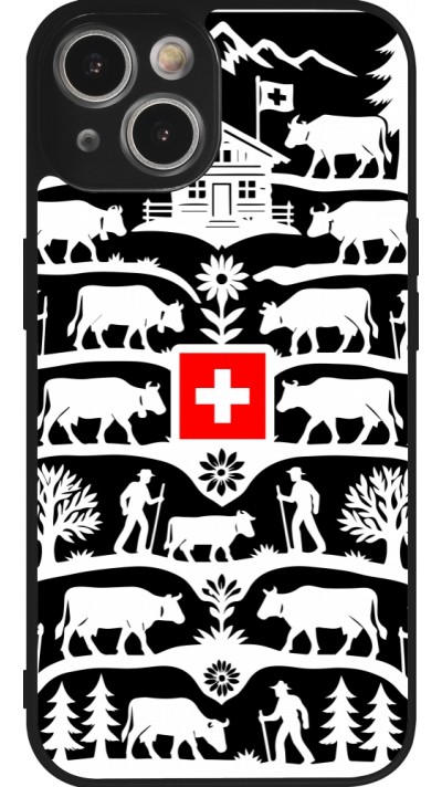 iPhone 14 Case Hülle - Silikon schwarz Poya Schweiz 3 schwarz