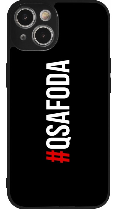 iPhone 14 Case Hülle - Silikon schwarz Qsafoda 1