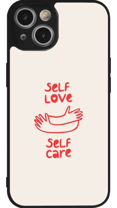 iPhone 14 Case Hülle - Silikon schwarz Saint Valentines Day 26 Self love self care