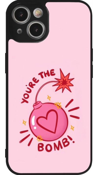 iPhone 14 Case Hülle - Silikon schwarz Saint Valentines Day 26 You are the bomb