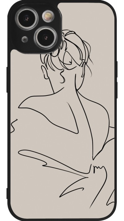 iPhone 14 Case Hülle - Silikon schwarz Salnikova 05