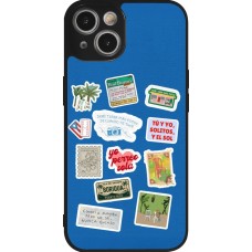 iPhone 14 Case Hülle - Silikon schwarz Seals of the Dominican Republic DTMF