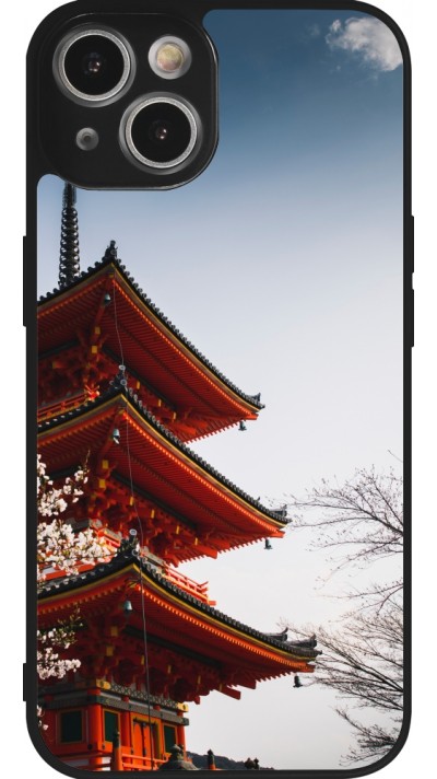 iPhone 14 Case Hülle - Silikon schwarz Spring 23 Japan