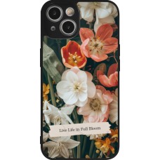 iPhone 14 Case Hülle - Silikon schwarz Full Bloom 2026