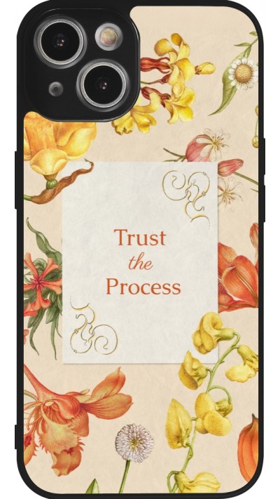 iPhone 14 Case Hülle - Silikon schwarz Trust the process 2026