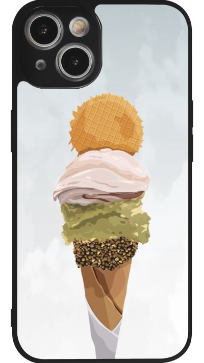 iPhone 14 Case Hülle - Silikon schwarz Summer 2025 Cornet