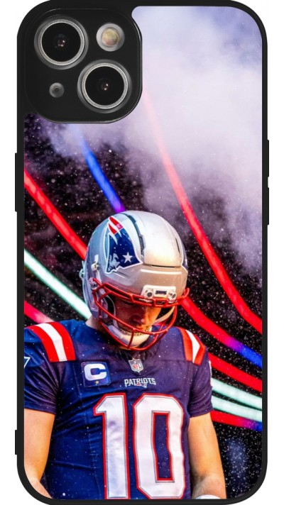 iPhone 14 Case Hülle - Silikon schwarz Super Bowl 26 Patriots 3