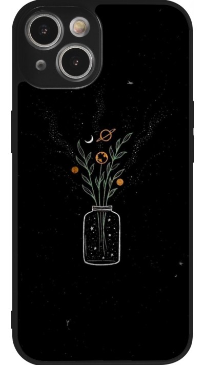 iPhone 14 Case Hülle - Silikon schwarz Vase black