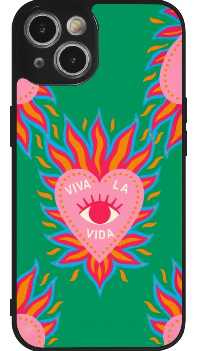 iPhone 14 Case Hülle - Silikon schwarz Viva la vida 2026