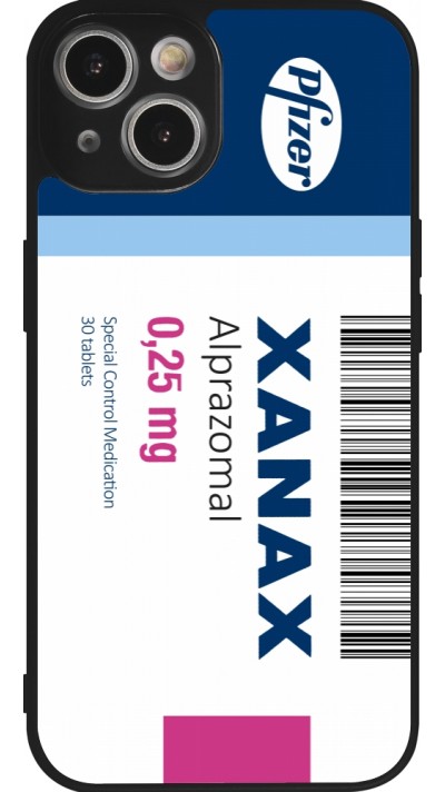 iPhone 14 Case Hülle - Silikon schwarz Xanax Alprazolam 2025