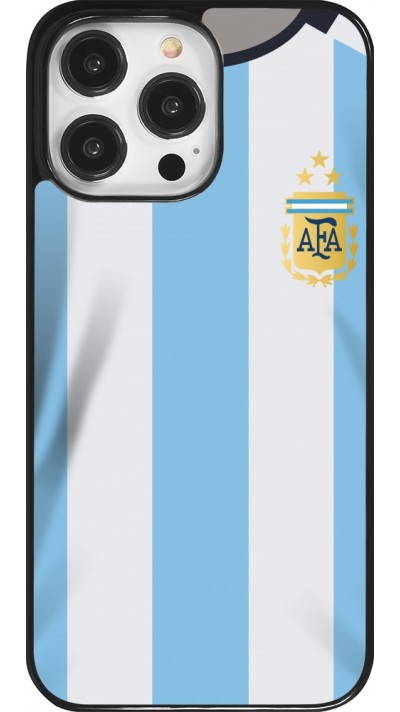 iPhone 14 Pro Max Case Hülle - Argentinien 2022 personalisierbares Fussballtrikot
