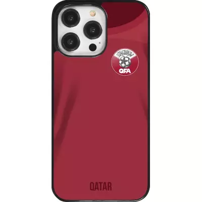 iPhone 14 Pro Max Case Hülle - Katar 2022 personalisierbares Fussballtrikot