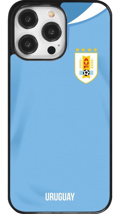 iPhone 14 Pro Max Case Hülle - Uruguay 2022 personalisierbares Fussballtrikot