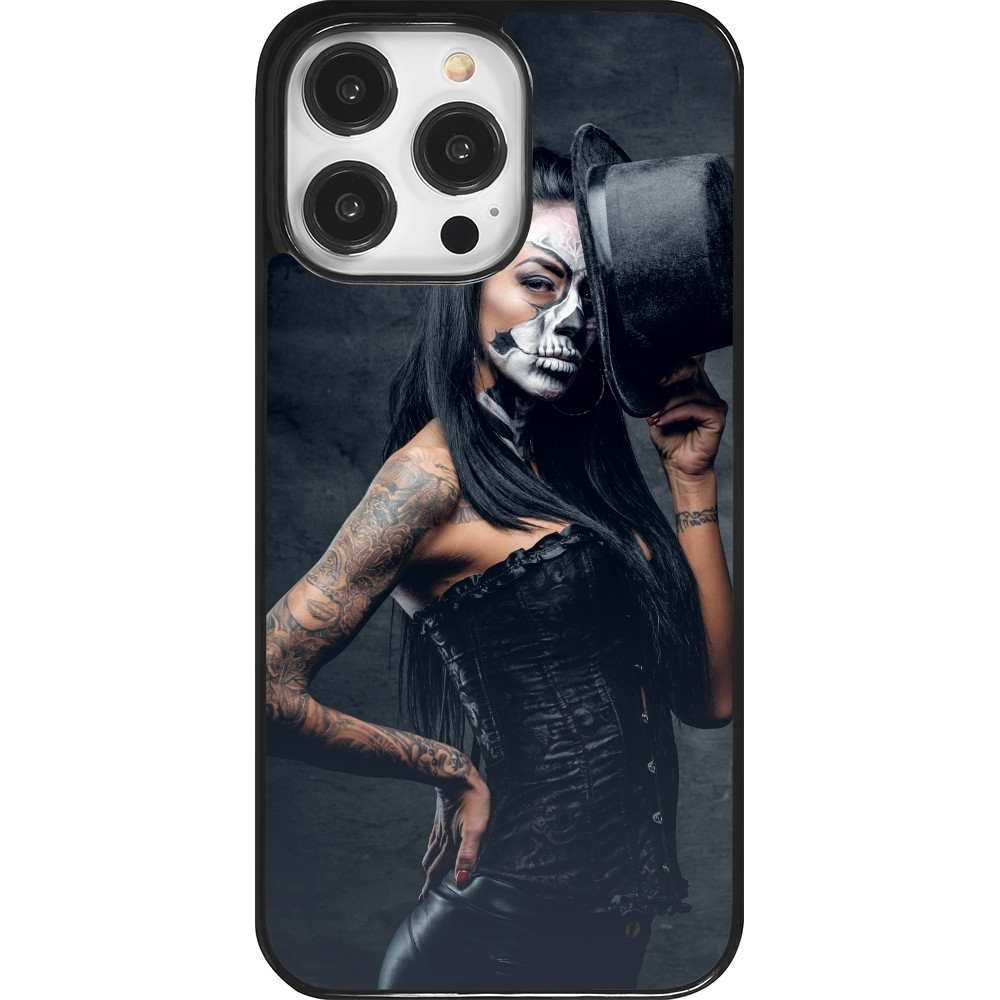 iPhone 14 Pro Max Case Hülle - Halloween 22 Tattooed Girl