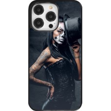 iPhone 14 Pro Max Case Hülle - Halloween 22 Tattooed Girl