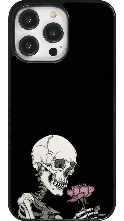 iPhone 14 Pro Max Case Hülle - Halloween 2023 rose and skeleton