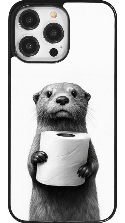 Coque iPhone 14 Pro Max - Loutre papier de toilette