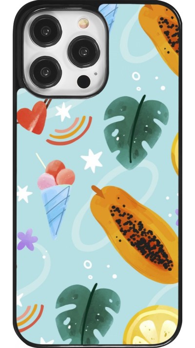 Coque iPhone 14 Pro Max - Summer 2025 Pattern papaya