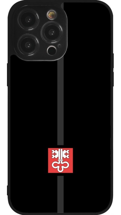 iPhone 14 Pro Max Case Hülle - Silikon schwarz Kanton NW schwarz