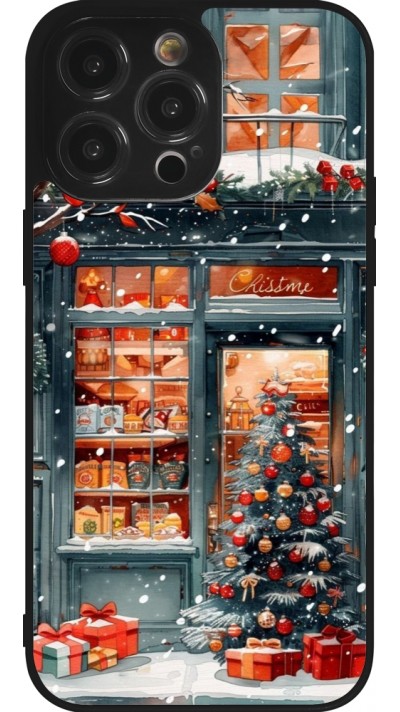 iPhone 14 Pro Max Case Hülle - Silikon schwarz Christmas 25 Xmas Shop