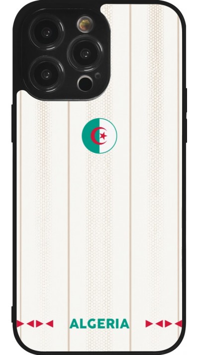 iPhone 14 Pro Max Case Hülle - Silikon schwarz Algerien 2026 personalisierbares Fussballtrikot