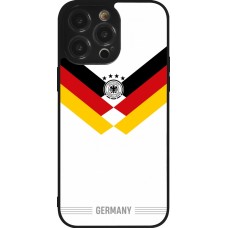 iPhone 14 Pro Max Case Hülle - Silikon schwarz Deutschland 2026 personalisierbares Fussballtrikot