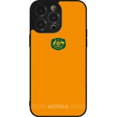 iPhone 14 Pro Max Case Hülle - Silikon schwarz Australien 2026 personalisierbares Fussballtrikot