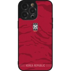 iPhone 14 Pro Max Case Hülle - Silikon schwarz Südkorea 2026 personalisierbares Fussballtrikot