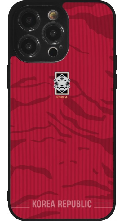 iPhone 14 Pro Max Case Hülle - Silikon schwarz Südkorea 2026 personalisierbares Fussballtrikot