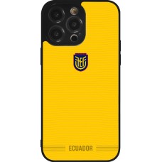 iPhone 14 Pro Max Case Hülle - Silikon schwarz Ecuador 2026 personalisierbares Fussballtrikot