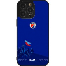 iPhone 14 Pro Max Case Hülle - Silikon schwarz Haiti 2026 personalisierbares Fussballtrikot