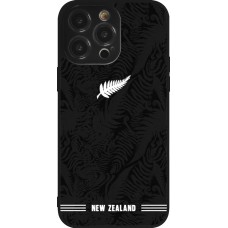 iPhone 14 Pro Max Case Hülle - Silikon schwarz Neuseeland 2026 personalisierbares Fussballtrikot