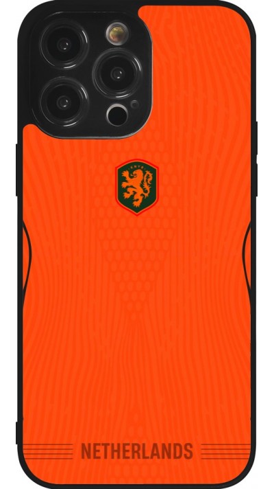 iPhone 14 Pro Max Case Hülle - Silikon schwarz Niederlande 2026 personalisierbares Fussballtrikot