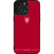 iPhone 14 Pro Max Case Hülle - Silikon schwarz Tschechische Republik 2026 personalisierbares Fussballtrikot