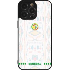 iPhone 14 Pro Max Case Hülle - Silikon schwarz Senegal 2026 personalisierbares Fussballtrikot