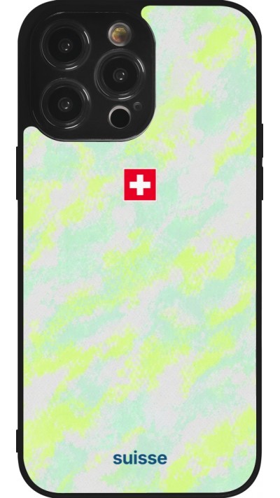 iPhone 14 Pro Max Case Hülle - Silikon schwarz Schweiz Away 2026 personalisierbares Fussballtrikot
