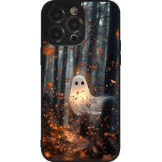 iPhone 14 Pro Max Case Hülle - Silikon schwarz Halloween 2025 Ghost in the forest