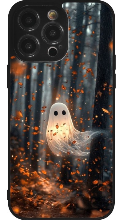 iPhone 14 Pro Max Case Hülle - Silikon schwarz Halloween 2025 Ghost in the forest iPhone 14 Pro Max Case Hülle - Silikon schwarz Halloween 2025 Ghost in the forest