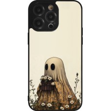 iPhone 14 Pro Max Case Hülle - Silikon schwarz Halloween 2025 Ghost gardener