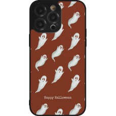 iPhone 14 Pro Max Case Hülle - Silikon schwarz Halloween 2025 Pattern of ghosts