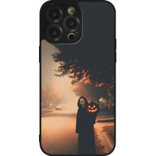 iPhone 14 Pro Max Case Hülle - Silikon schwarz Halloween 2025 Scream