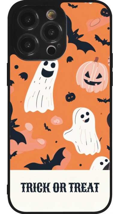 iPhone 14 Pro Max Case Hülle - Silikon schwarz Halloween 2025 Trick treat iPhone 14 Pro Max Case Hülle - Silikon schwarz Halloween 2025 Trick treat