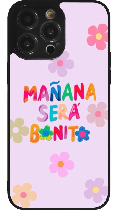 iPhone 14 Pro Max Case Hülle - Silikon schwarz Karol G Manana sera bonito